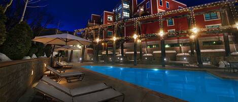 Indoor pool, outdoor pool