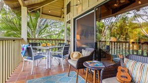 Outdoor dining - Waikomo Stream Villas 530 – A/C, 2 Bedroom, PBAC Membership (Koloa)