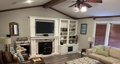 Secluded Lake House on Lake Bob Sandlin with Private Boat Slip & Scenic Views