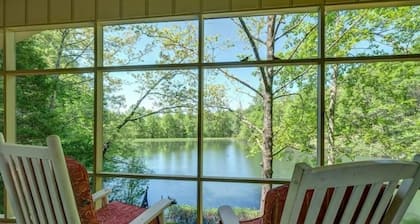 Waterfront cabin in the mountains. Peaceful, relaxing setting.