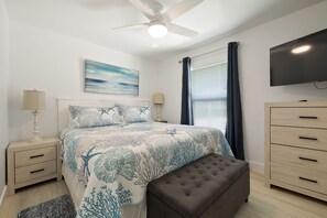 4 slaapkamers, een strijkplank/strijkijzer, gratis wifi, beddengoed