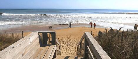 Una spiaggia nelle vicinanze