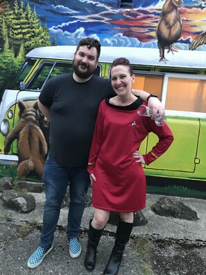 Front of property - The Star Trek - USS Enterprise Room at the Itty Bitty Inn (North Bend)