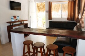 Family Cabin, 2 Bedrooms, Non Smoking | Living area | 32-inch Smart TV with digital channels, TV - CASA BUDDHA CHELEM (Progreso)
