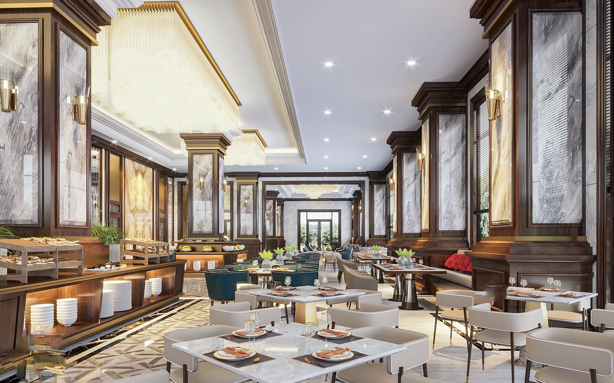 Esmorzar d&#x27;estil bufet