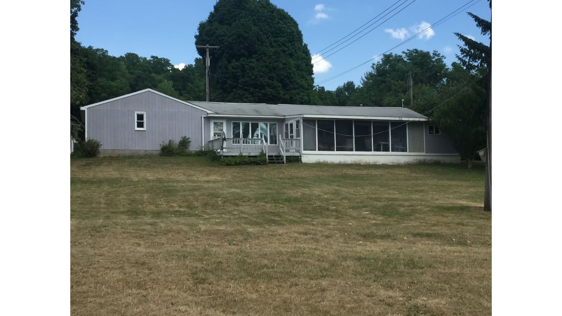House on Cayuga Lake with lakefront & great view. NEW OWNERSHIP with RENOVATIONS