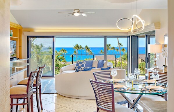 Interior - Maui Resort Rentals: Wailea Elua 2204 − Luxuriously Remodeled 2BR w/ Stunning Ocean Views, New Listing! (Wailea)
