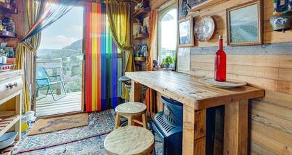 2 x Double Bed, Glamping Wagon in Dalby Forest
