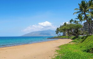 Sun-loungers, beach towels