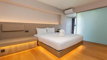 Superior kamer, 1 slaapkamer, niet-roken | Een strijkplank/strijkijzer, gratis wifi, beddengoed