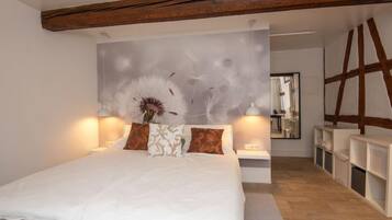 1 bedroom, desk, free internet