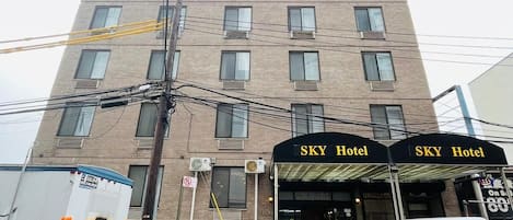 Voorkant van accommodatie