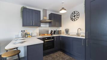 Business Double Room, 1 Bedroom | Private kitchen | Electric kettle