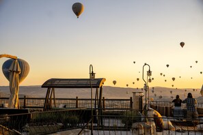 Classic Double Room With Fireplace | Terrace/patio - Ages in Cappadocia (Nevsehir)