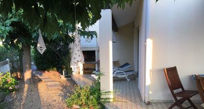 Large Villa - courtyard and terraces overlooking Lake Salonika