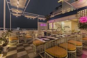 Outdoor dining - Hotel Ramana , A Good place to comfortable Stay (UDAIPUR)