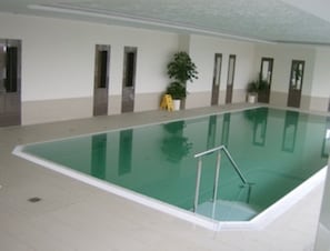 Indoor pool, a heated pool