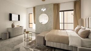 Premium bedding, in-room safe, desk, laptop workspace - Academia Land JBR (Dubai)