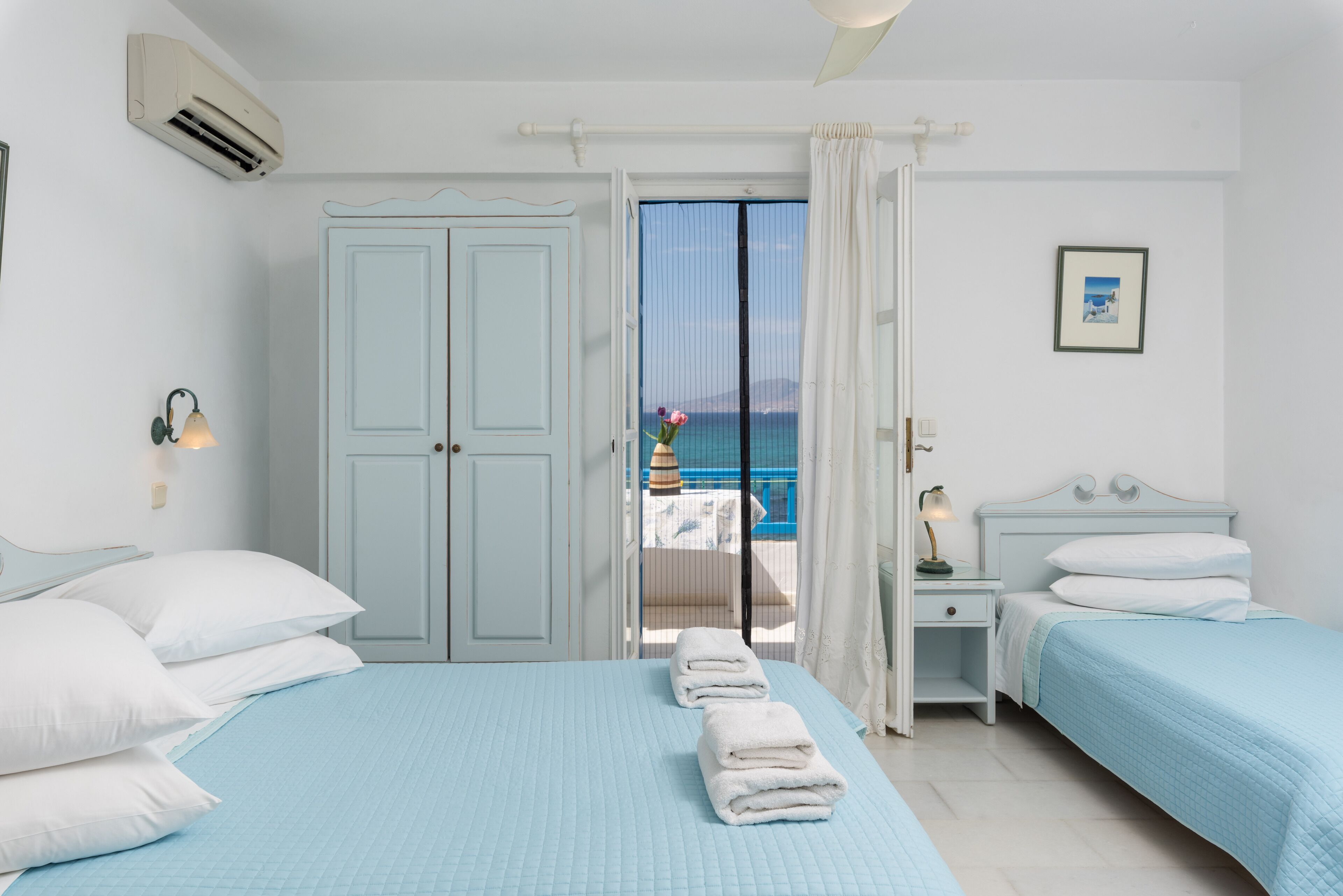 ห้องสแตนดาร์ดทริปเปิล | โต๊ะทำงาน, เตารีด/โต๊ะรีดผ้า, Wi-Fi ฟรี, ผ้าปูที่นอน