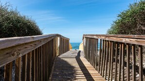 A wooden boardwalk leading to a beach. - We are ready to Sea Ya! on the Cape! 3/3.5 Gulf Front - SPECIALS! (Port St. Joe)
