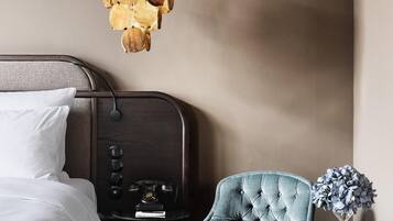 Kamar, pemandangan kota (Mabel's Place) | Seprai premium, selimut bulu angsa, bantalan ekstra lembut, dan minibar