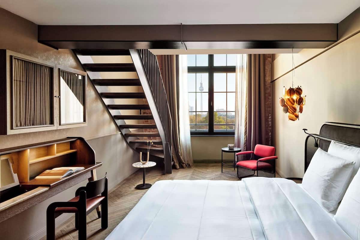 Room, City View (Maisonette) | Premium bedding, down comforters, pillowtop beds, minibar