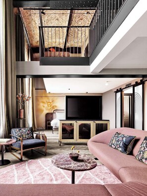 Habitación, vista a la ciudad (Mabel's Place) | Sala de estar