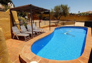 Opvarmet pool