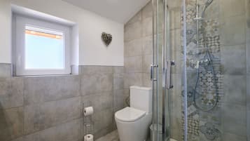 Shower, hair dryer