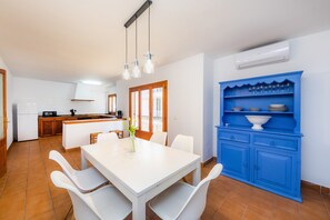Dining - Holiday Apartment 'Es Port' close to the Beach with Sea View, Terrace & Wi-Fi (Cala Rajada)