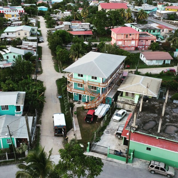 Façade de l’hébergement 