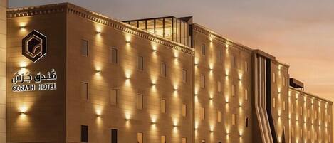 A szálláshely homlokzata