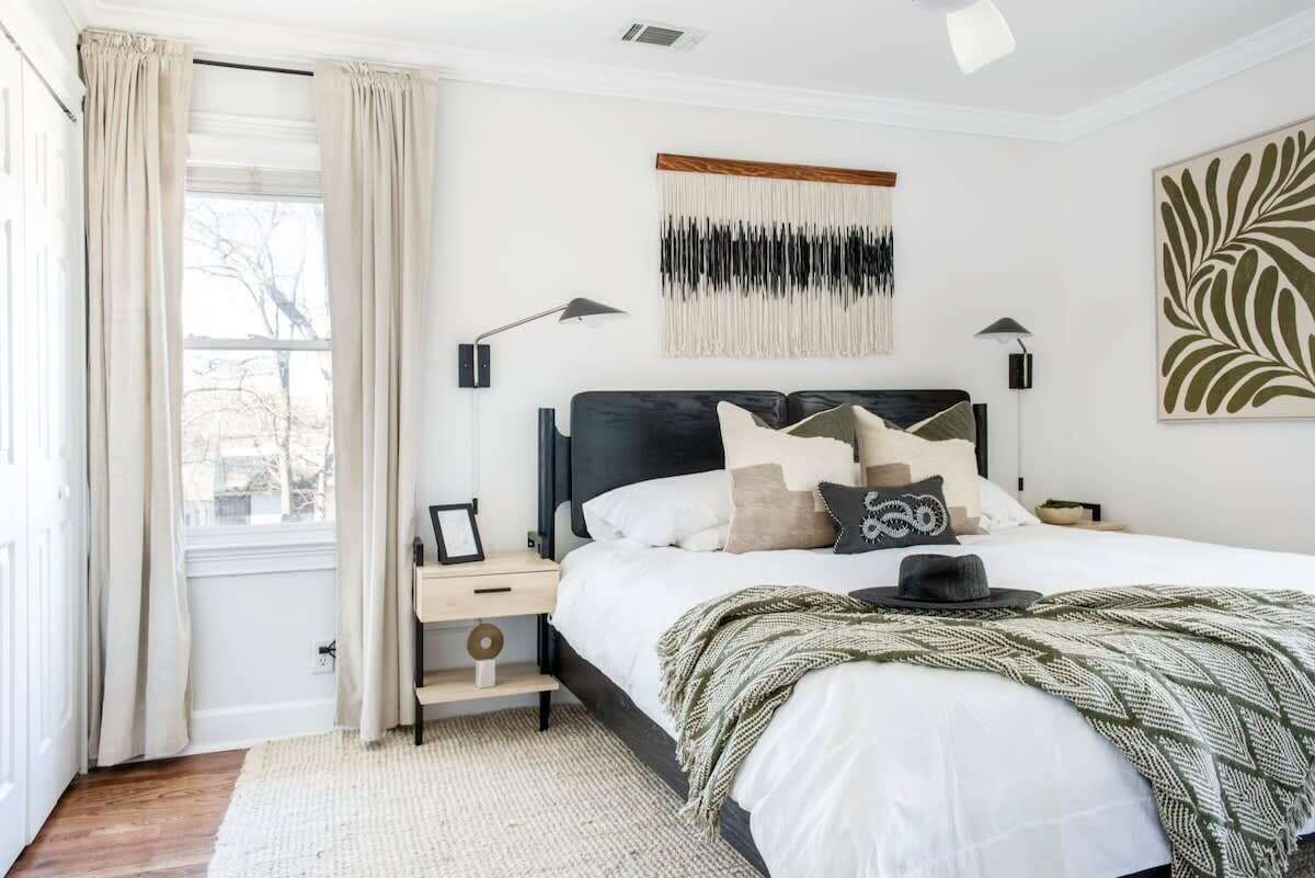 2 多间卧室、熨斗/熨衣板、WiFi、床单