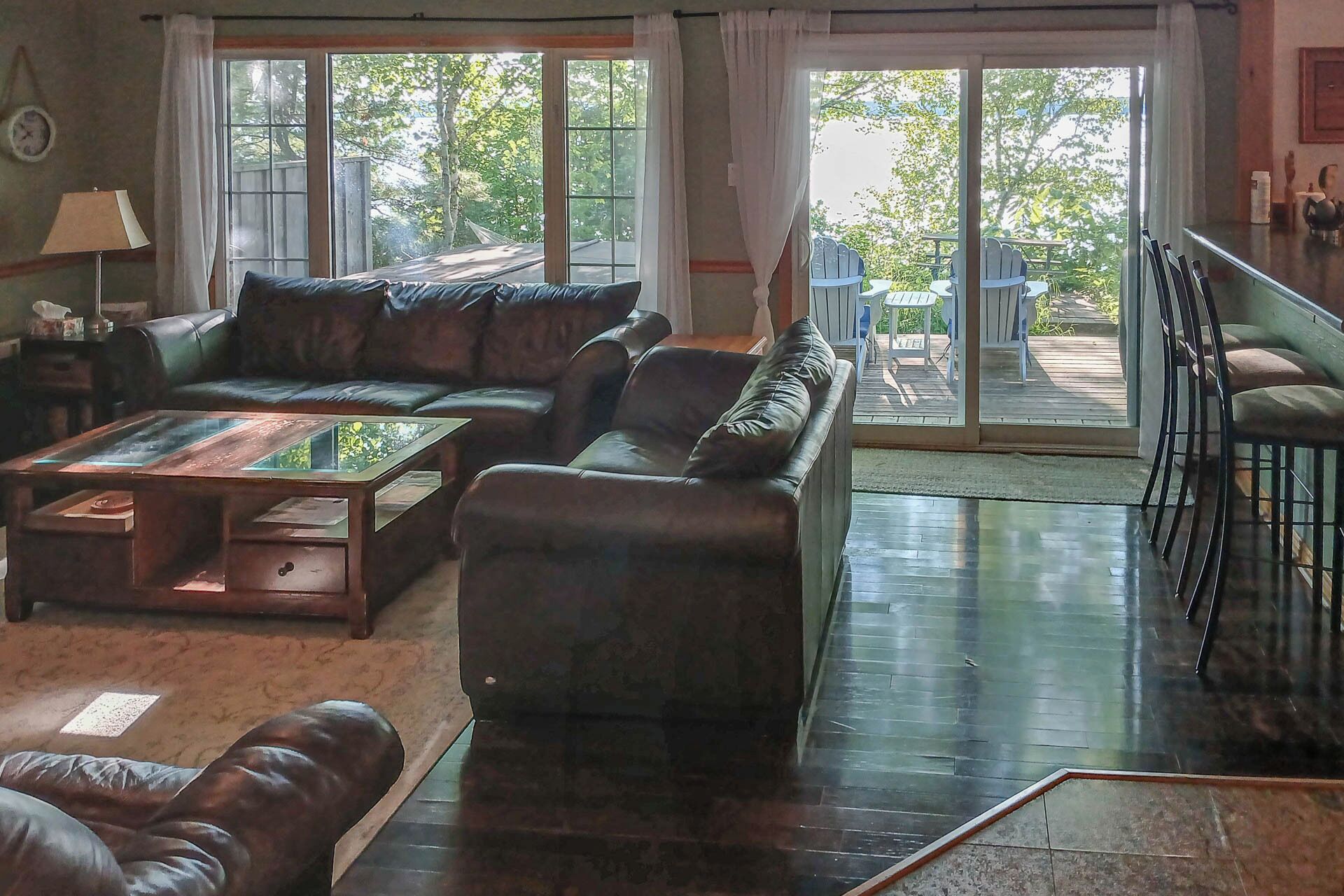 TV, fireplace, video games, DVD player