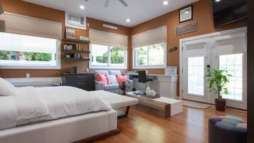 1 chambre, fer et planche Ă repasser, Wi-Fi gratuit, draps fournis