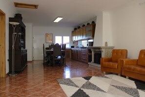 TV connectée, cheminée