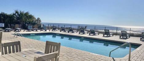 Indoor pool, a heated pool