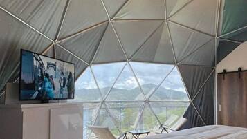 Cabaña Deluxe | Ropa de cama de alta calidad, edredón y camas con pillow-top