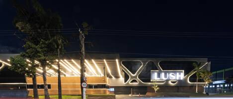 Front of property - evening/night