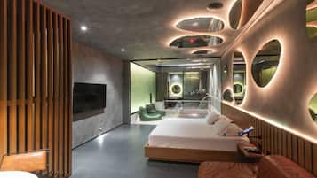 Deluxe Apartment, 1 King Bed | 1 bedroom, premium bedding, minibar, individually furnished