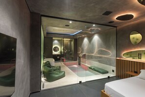 Deluxe-Apartment, 1Â King-Bett | 1 Schlafzimmer, hochwertige Bettwaren, Minibar, individuell eingerichtet