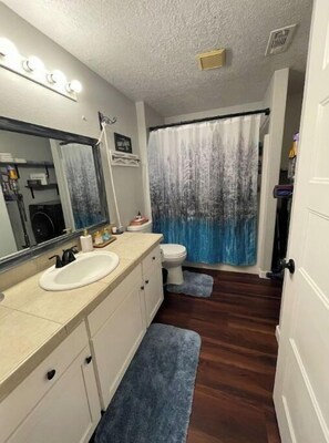 シャワー、ヘアドライヤー、タオル、石鹸