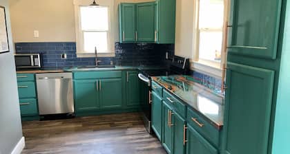 Unique downtown Fruita apartment with bike storage!