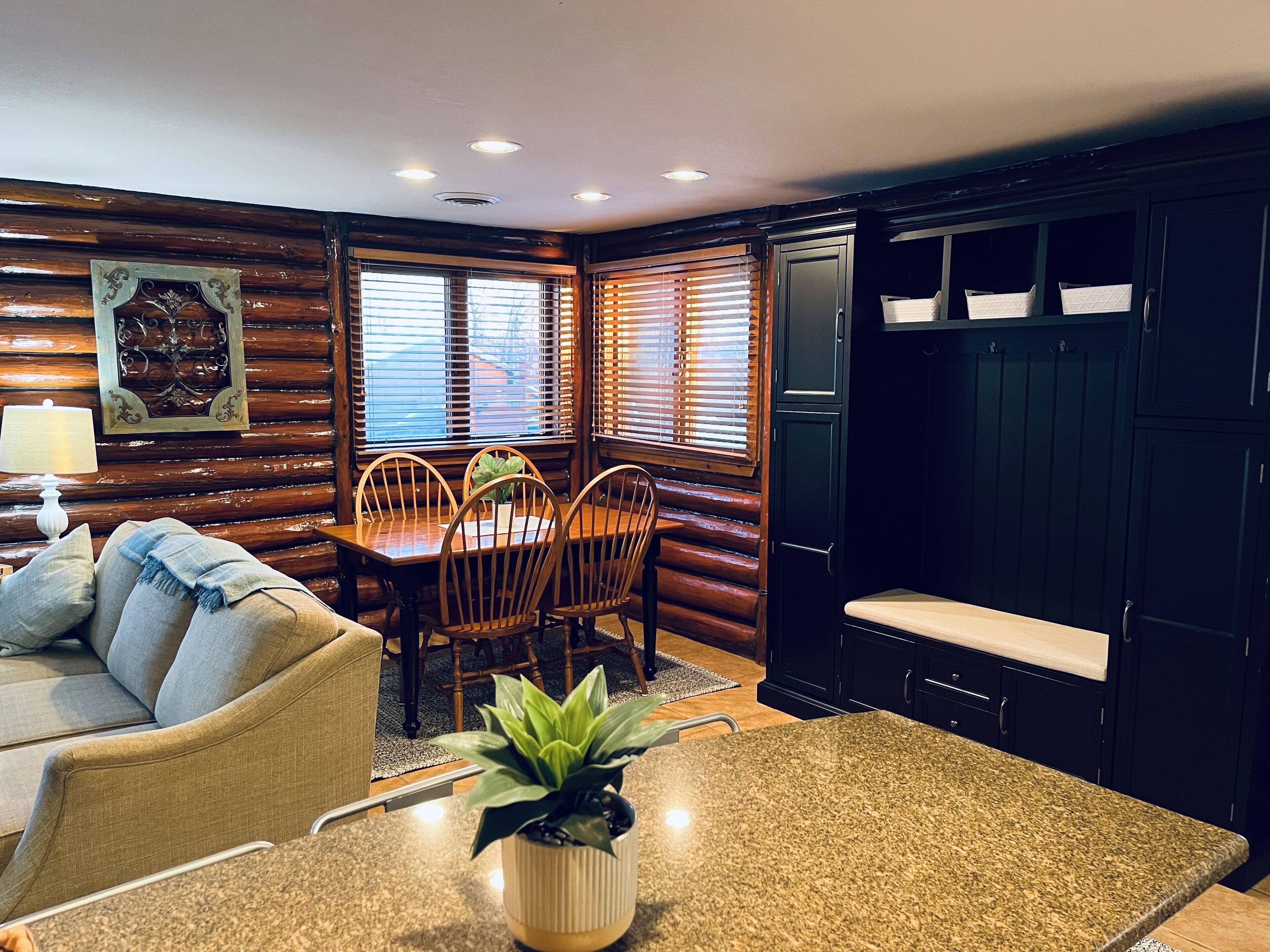 TV connectée, cheminée