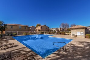 Outdoor pool - Short or Longer Stays! Spacious Chic Downtown Retreat w/ Community Pool  (Queen Creek)