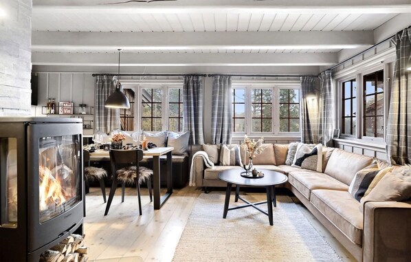 تلفزيون، مدفأة