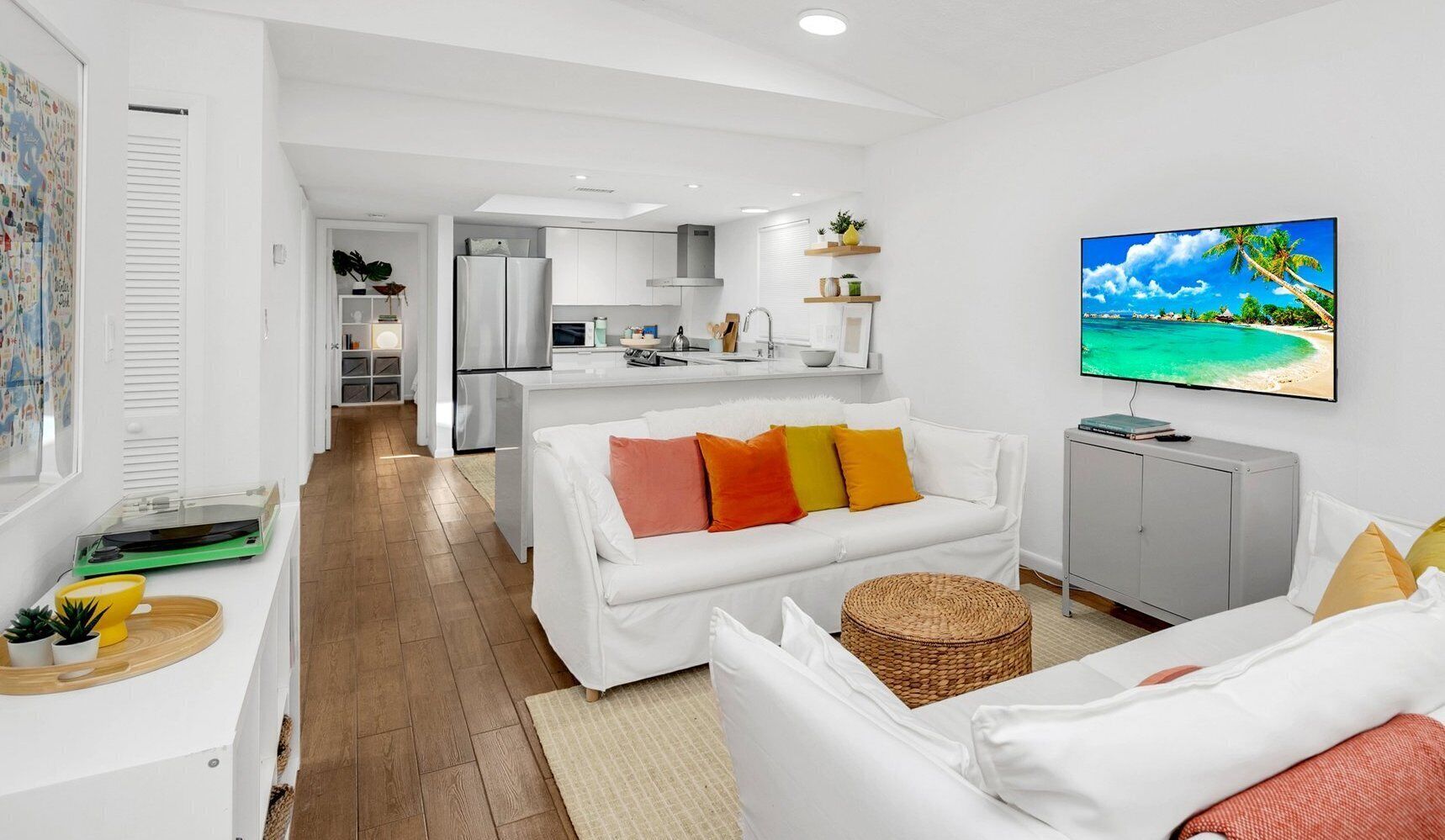 Smart TV, books, music library