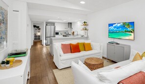 Smart TV, books, music library