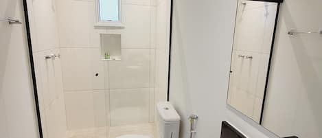 Towels, soap, shampoo