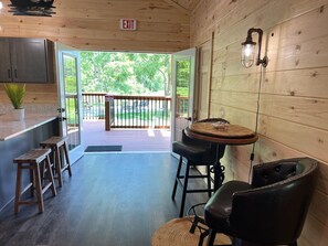 Dining - Modern 3-Bedroom Cabin in Wooded Brookville (Brookville)